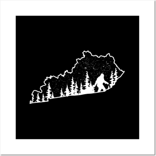 Kentucky Bigfoot Gift Posters and Art